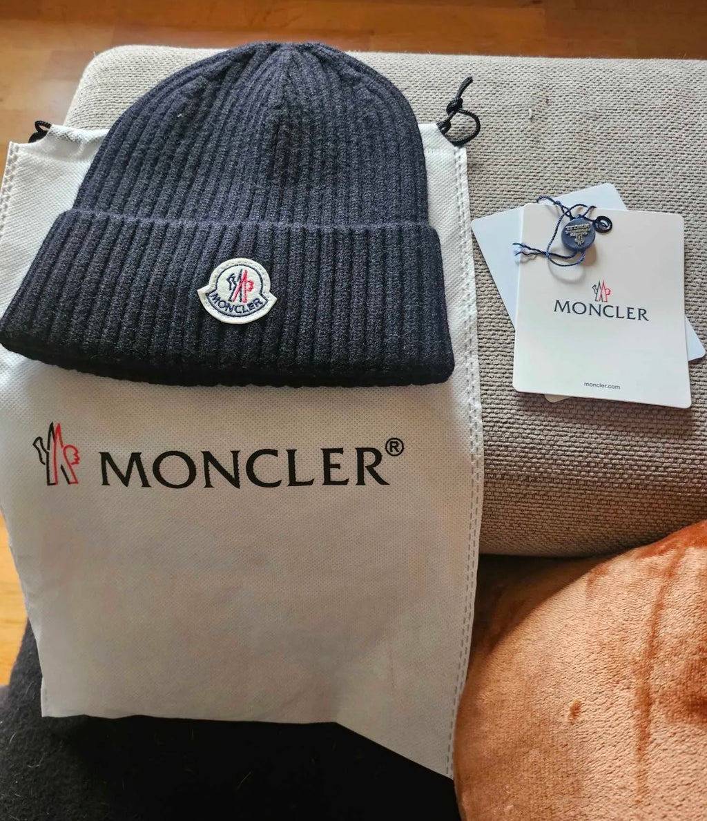 Inspired by (Moncler) beanie black