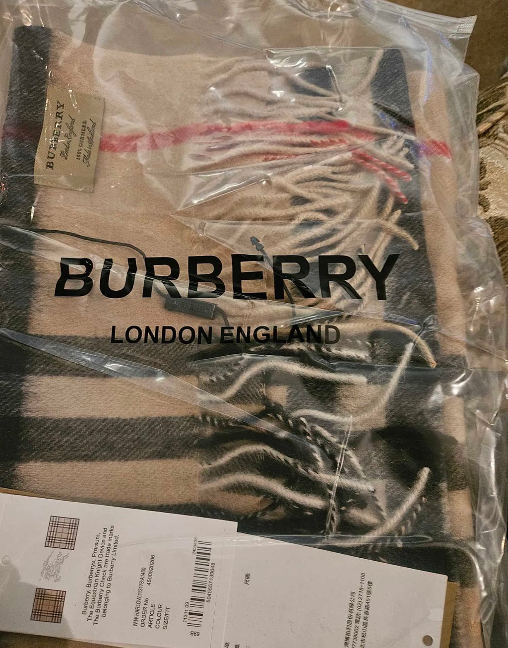 Inspired by (Burberry) scarf