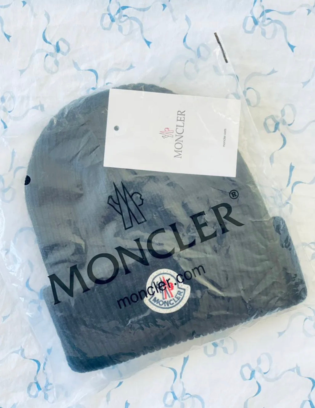 Inspired by (Moncler) beanie black